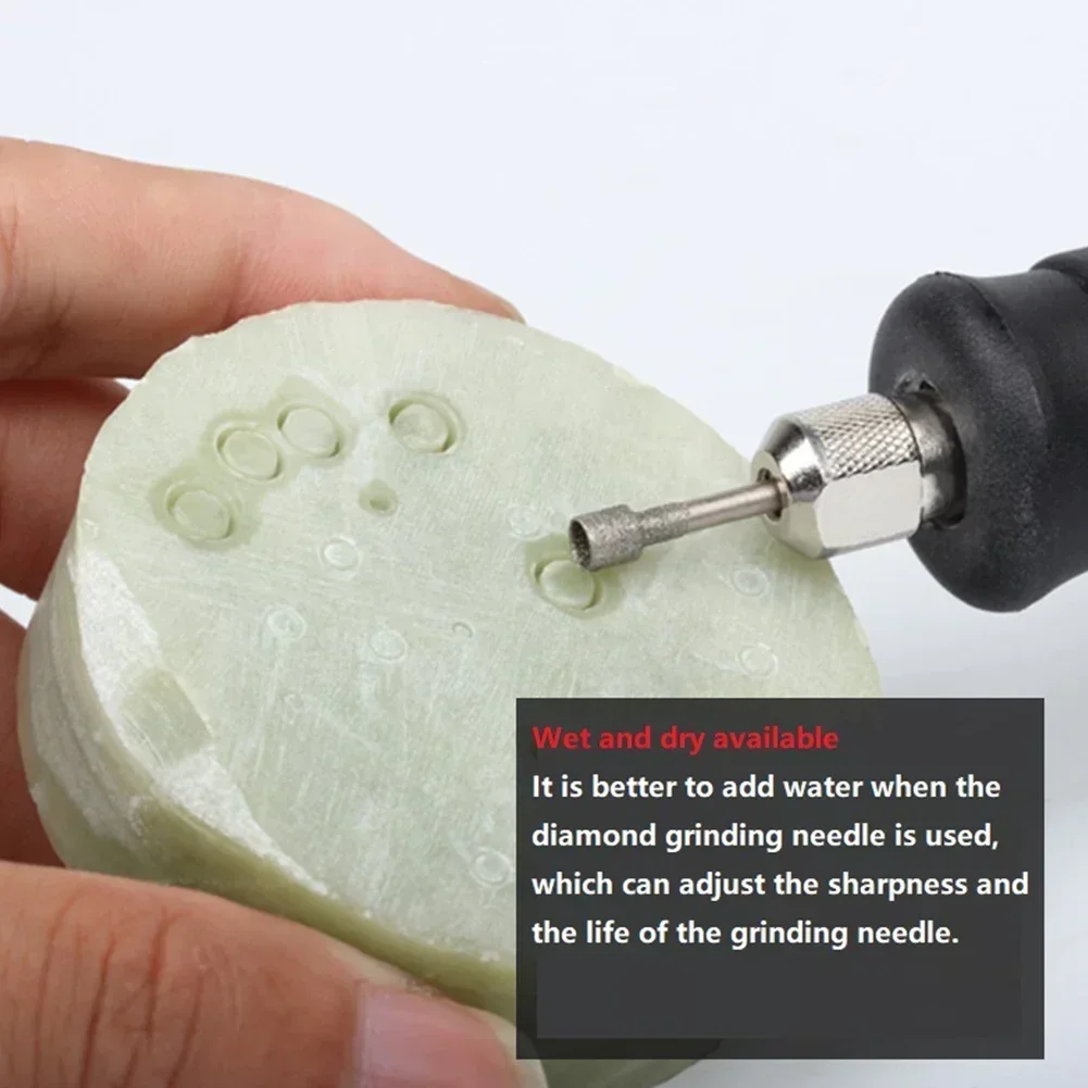 10 قطعة لدغ الماس الروتاري الأساسية مثقاب الخشب 0.8/1/1.2/1.5/1.8/2/2.5/3/4 مللي متر لقمة ثقب بلاط زجاجي طحن جوفاء رئيس الروتاري بت