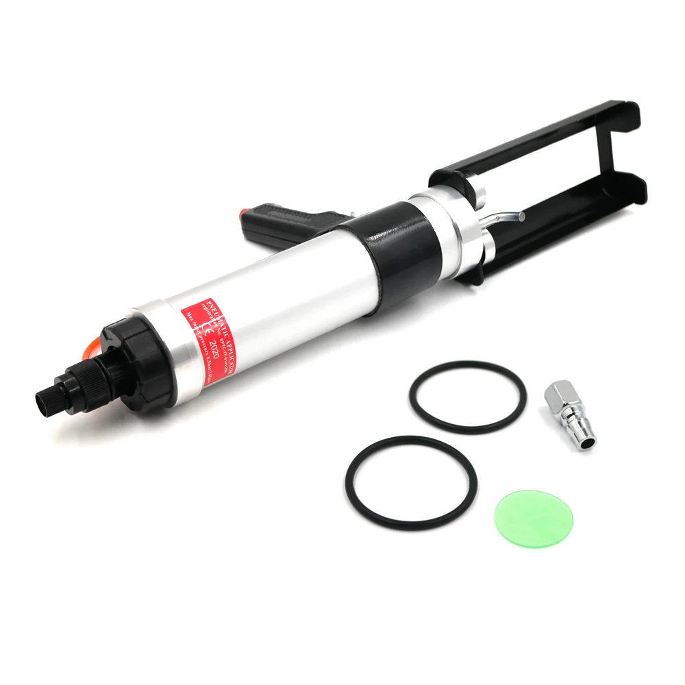 Pneumatic Applicator 600ml 1:1 Two Component Caulking Gun Professional Metal Air Dual Epoxy Gun Pneumatic Epoxy Gun