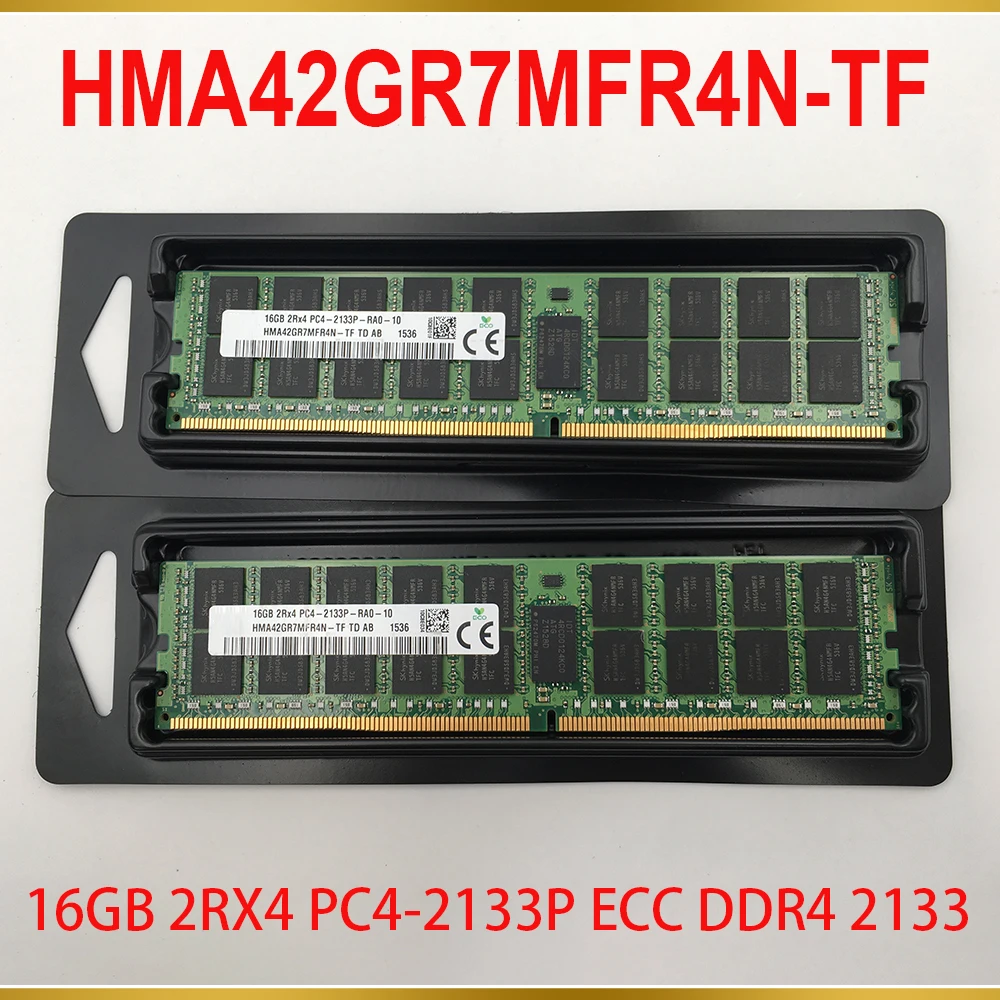 

1 Pcs For SK Hynix RAM 16G 16GB 2RX4 PC4-2133P ECC DDR4 2133 Server Memory HMA42GR7MFR4N-TF