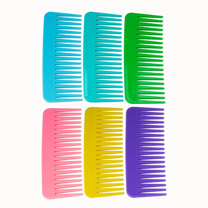 50 Pcs Antistatic Hair Detangling Comb wide tooth comb Pocket Comb for Long Hair Curly Hair image 5
