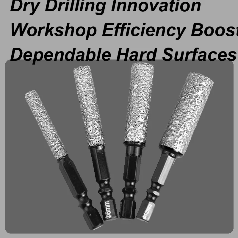 

Concrete Hole Saw Kit Hexagonal Handle Brazing Hole Saw Kit Drilling Equipment For Granite Metal Shower Ceramic Wood Marble