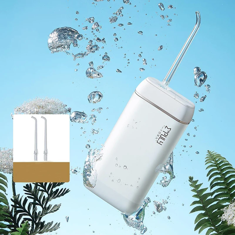 ENPULY عن طريق الفم الري M6 زائد المحمولة Bucal بالموجات فوق الصوتية الأسنان المياه النفاثة لتنظيف الأسنان Waterpulse الأسنان 140ML1600 مرات/دقيقة