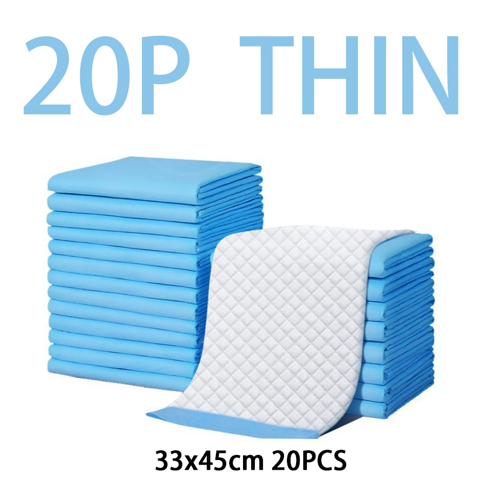 100/50/40/20PCS Absorberende Honden Luiers Wegwerp Puppy Training Pee Pads Droog Schoon Kussen hond Levert pañales para perros