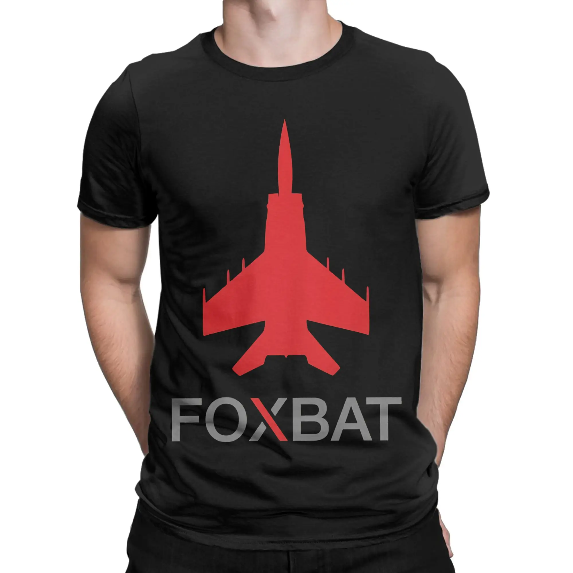 Mig-25 Foxbat T-Shirt Summer  Cotton T-Shirts For Adult Pattern Tee Shirt Short-Sleeve Y2K Fun Tees