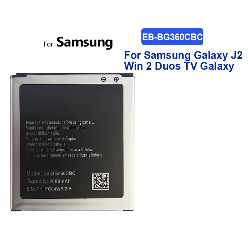 

Аккумулятор EB-BG360CBE для Samsung Galaxy Core Prime, G360, G361, G360V, G3608, G360H, EB-BG360CBE, SM-J200F, J200H