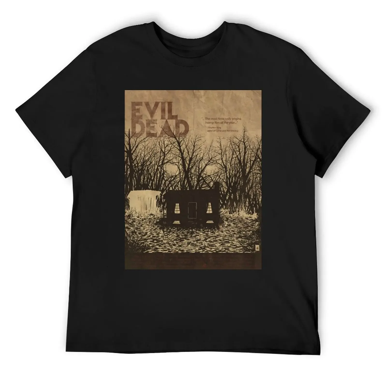 Evil Dead T-Shirt oversized graphic shirts vintage graphic tee blacks mens graphic t-shirts funny