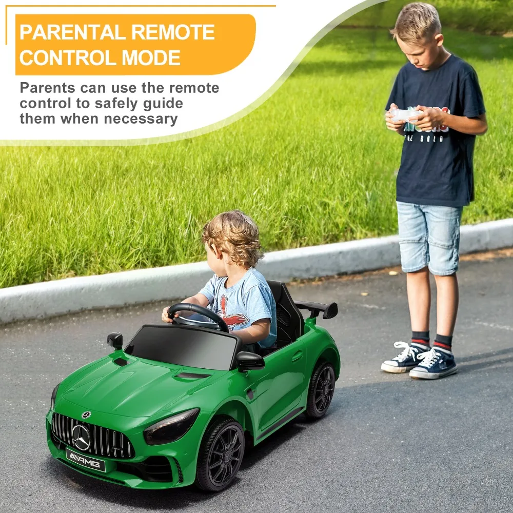 

Kids' Ride on Vehicles Dual Drive 12V 4.5Ah with 2.4G Remote Control Sports Car Outdoor Fun