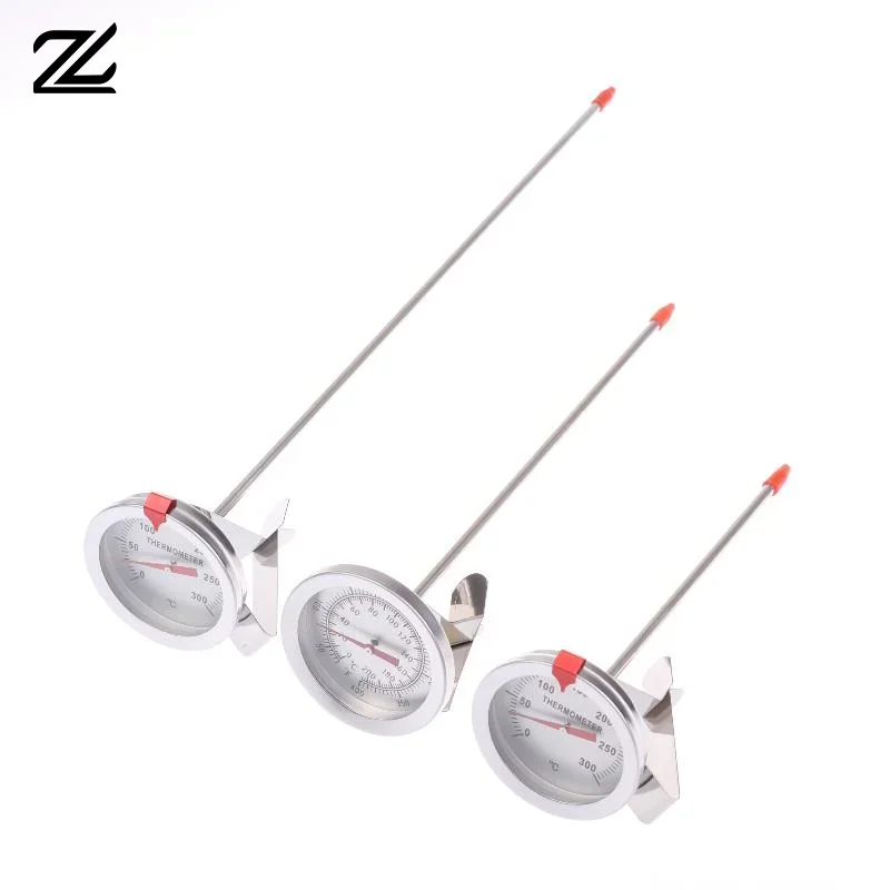 1pcs 0~200℃ 0~300℃ Cooking Temperature Meter Stainless Steel Probe Thermometer Kitchen Tools Milk Coffee Food Meat Gauge