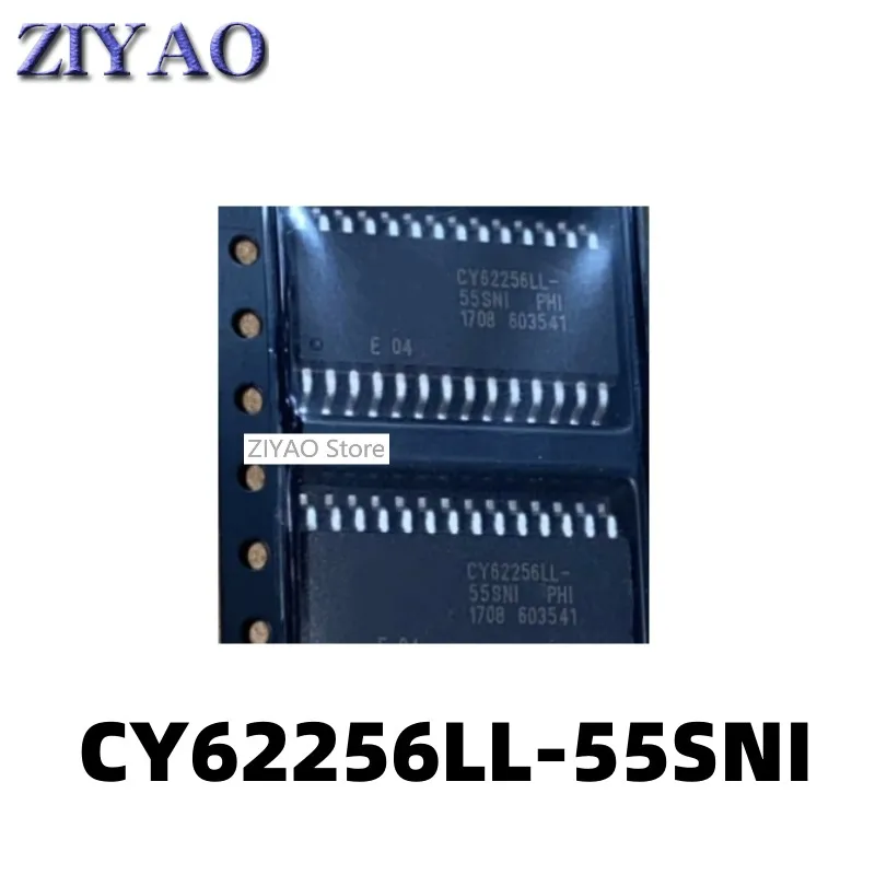 5PCS CY62256LL CY62256LL-55SNI SOP28 Memory Static Memory Chip