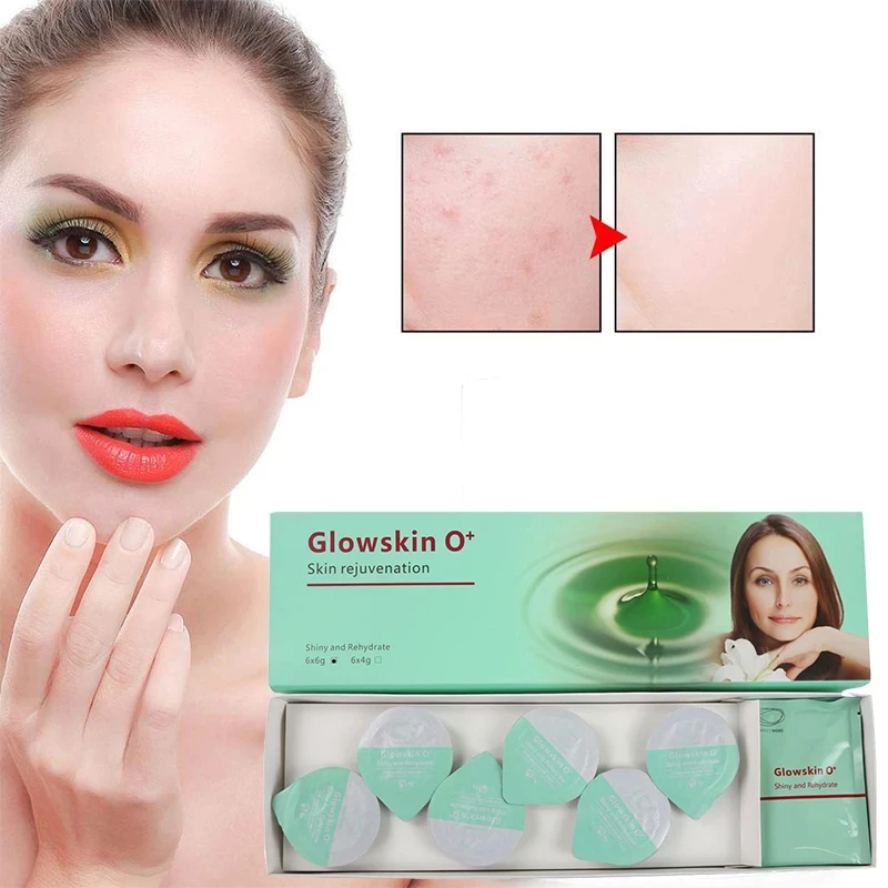 3 in 1 Glowskin O+ carbon oxygen facial kit gel Small Bubble oxygen pods facial skin care jet exfoliation co2 bubble oxygen pods