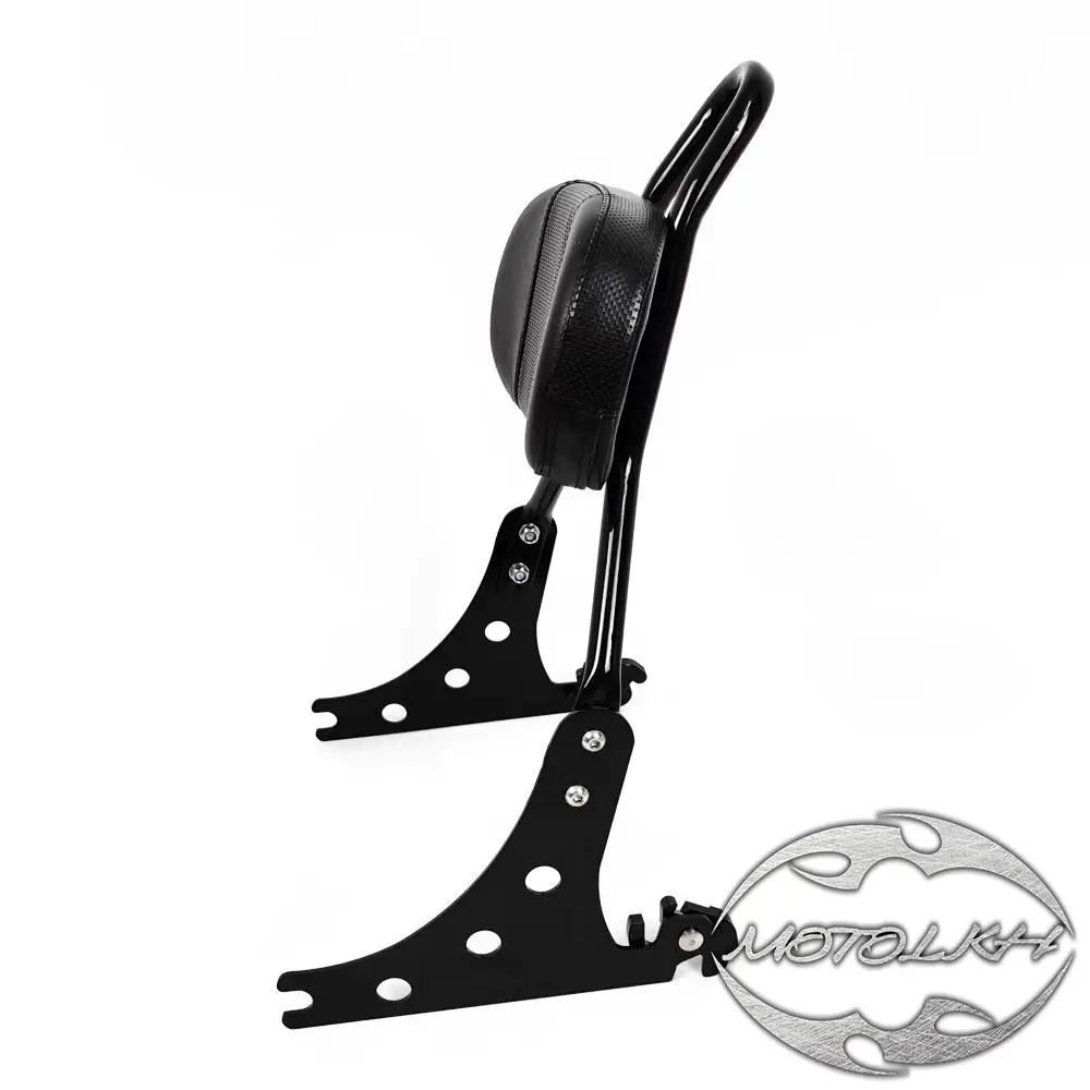 Motorcycle Passenger Sissy Bar Backrest For Harley Softail Fat boy Breakout Flstsb Cross Bones 2008-2023
