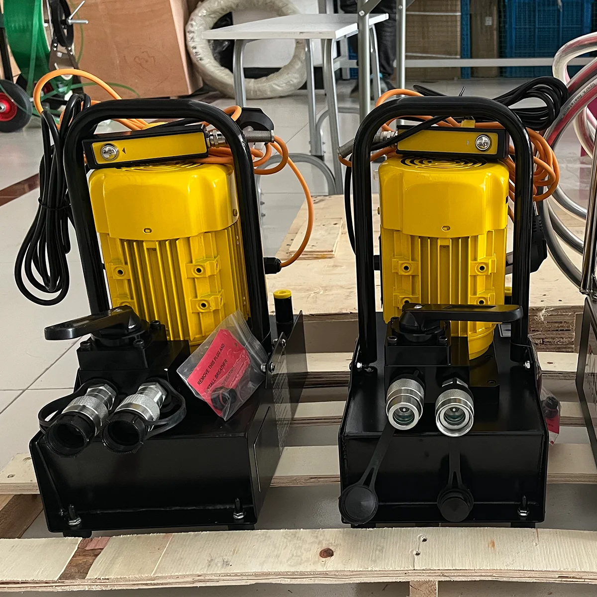 KHE-3DM 220V 700Bar/10000psi Double Acting Two Stage Electric Hydraulic Oil Pump For Cylinders