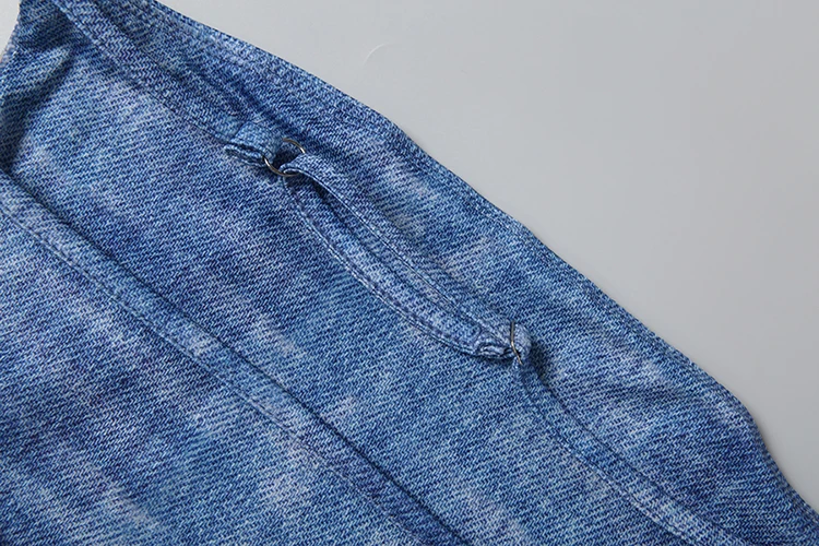 Weird Puss Music Festival 2-teiliges Set, schlichtes, klassisches Camisole mit tiefem Ausschnitt + Cowboy-Kleid mit offenem Rücken, figurbetont, heiß, sexy, modische Anzüge – Detail 10