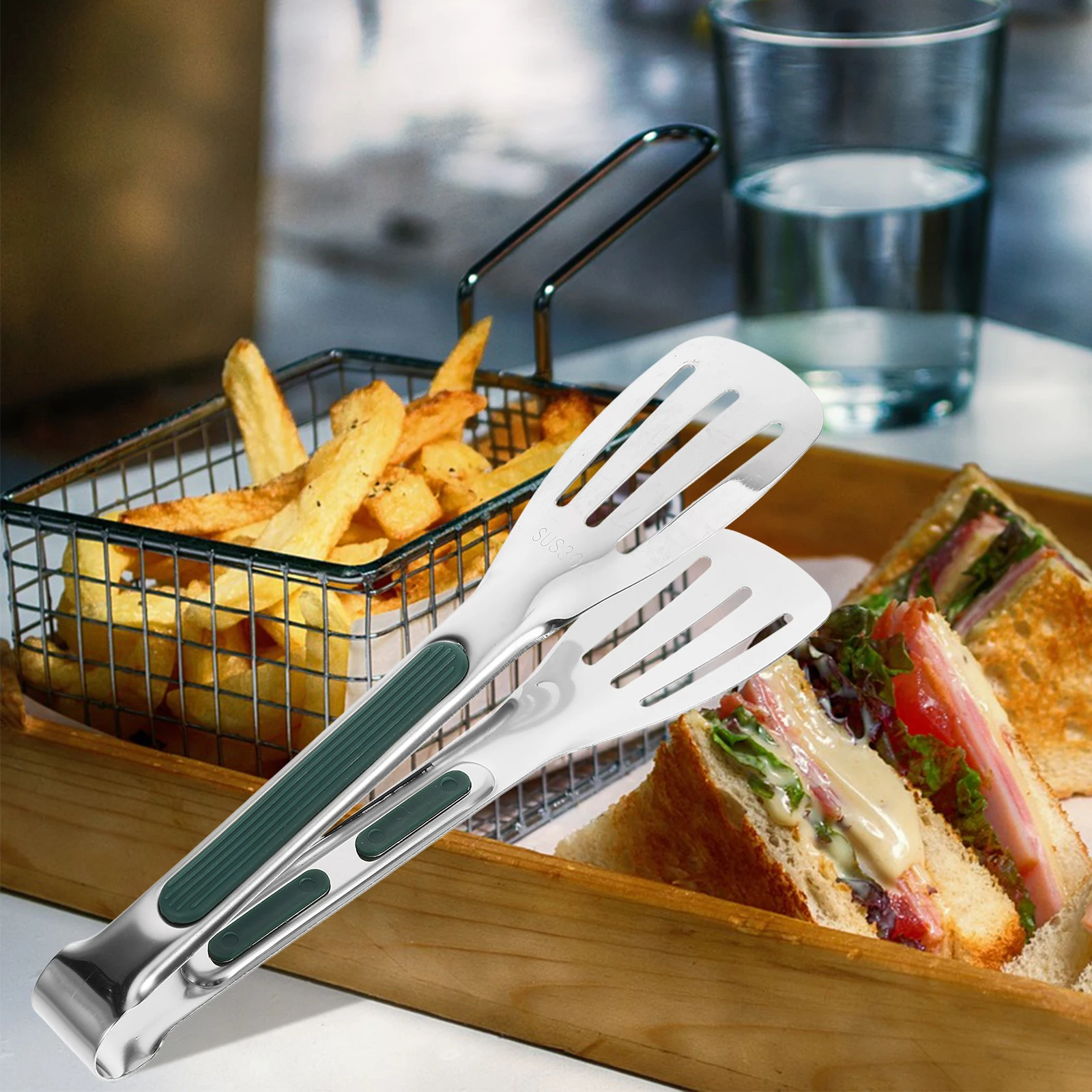 

Food Tongs Kitchen Bread Bakery Clip Multifunctional Clamp for Cooking Reusable Clips Chopper
