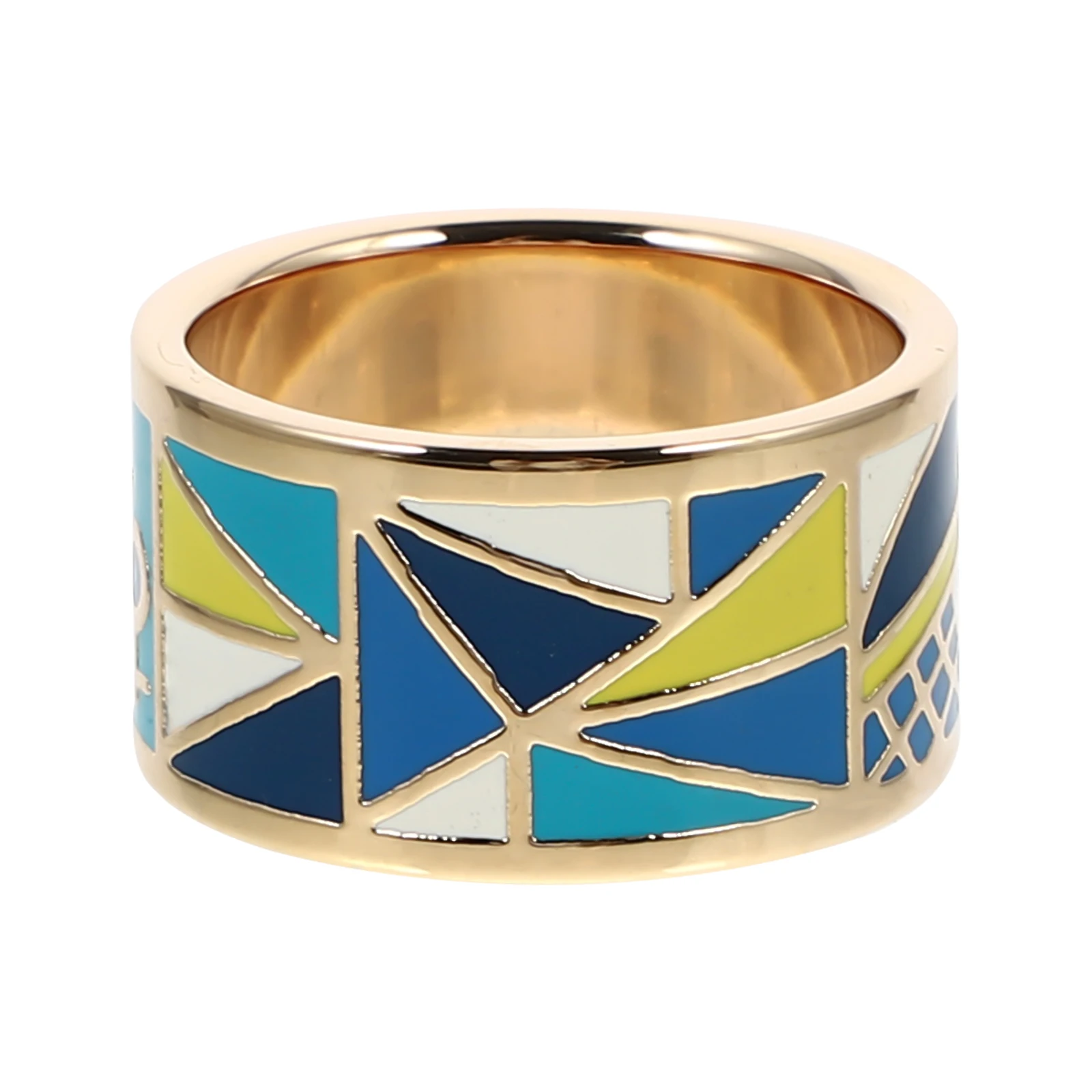 

Smooth Titanium Scarf Buckle Blue Creative Fashionable Shawl Ring Durable Premium Smooth Titanium Steel Dressing Buckle