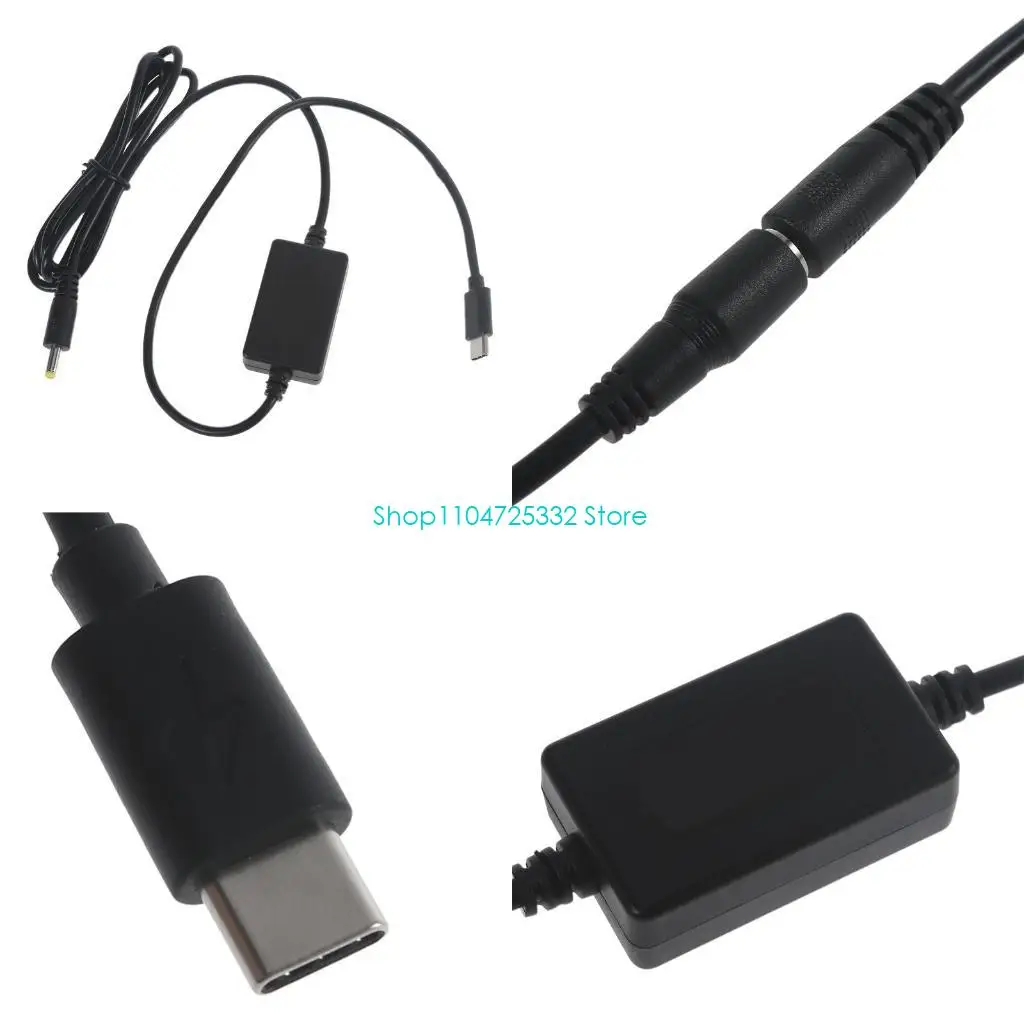 P5EA Type-C to EN EL14 Dummy Battery Camera Power Cable for D3500 D5100 D5200 D5300