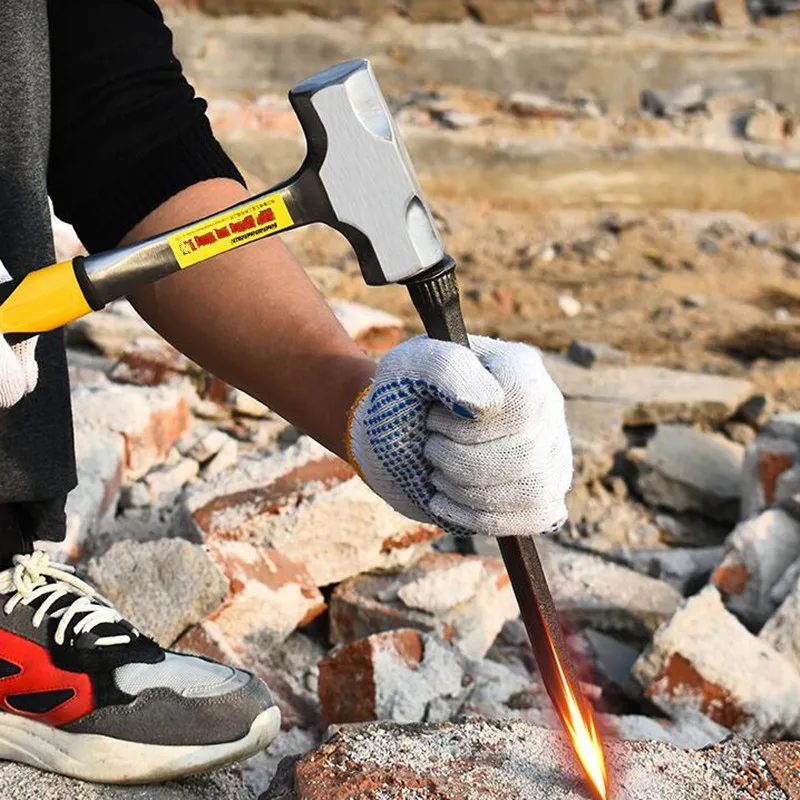 Scalpello per muratura in acciaio al carbonio temprato pietra cemento scultura in cemento eice incidere utensili a mano artigianali