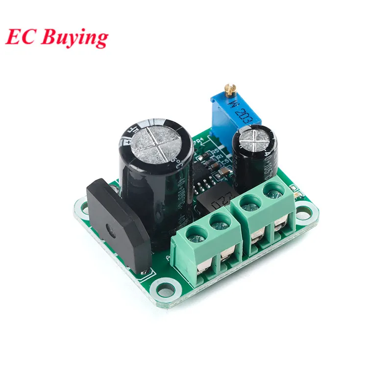 2A AC-DC Buck Step-down Converter Adjustable Power Supply Module AC 5-20V DC 5-32V Output 3.3-18V Regulated Rectifier Filter
