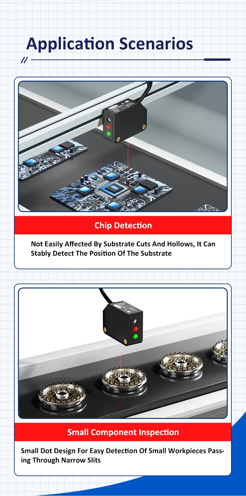 FJNS10-30NF-C Erkennungsabstand 300 mm Photoelektrischer Infrarotsensor Schalter Entfernungsmessung Lasersensoren – Detail 6