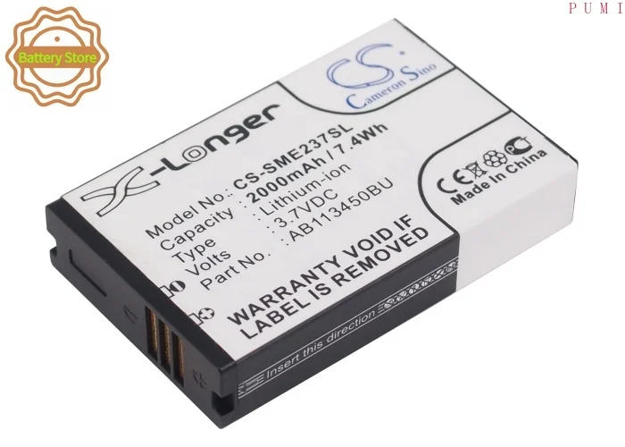 CS Cameron Sino Kerui New 2000mAhReplacement Battery for E2370 Solid, GT-E2370, Xcover E2370