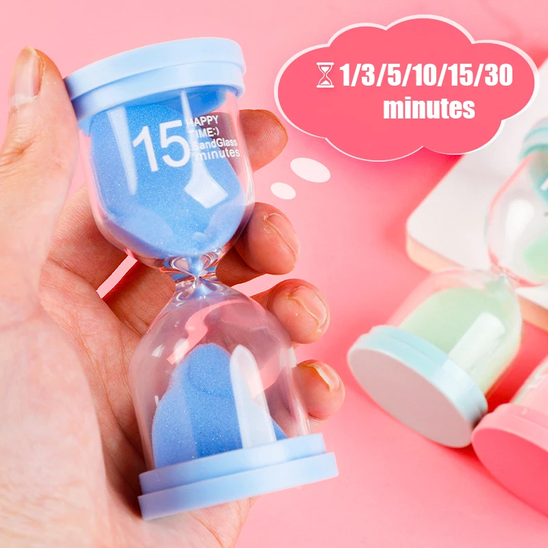 1/3/5/10/15/30 Minutes Hourglass Minutes Sand Watch Sandglass Timer Children Kids Gift Sand Timer Hour Glass Home Decoration