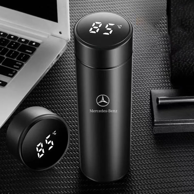

Portable Stainless Steel Coffee Cup Office Mug For Mercedes Benz AMG W203 W220 W205 W211 W212 W210 Car Water Cups Fashion Mug