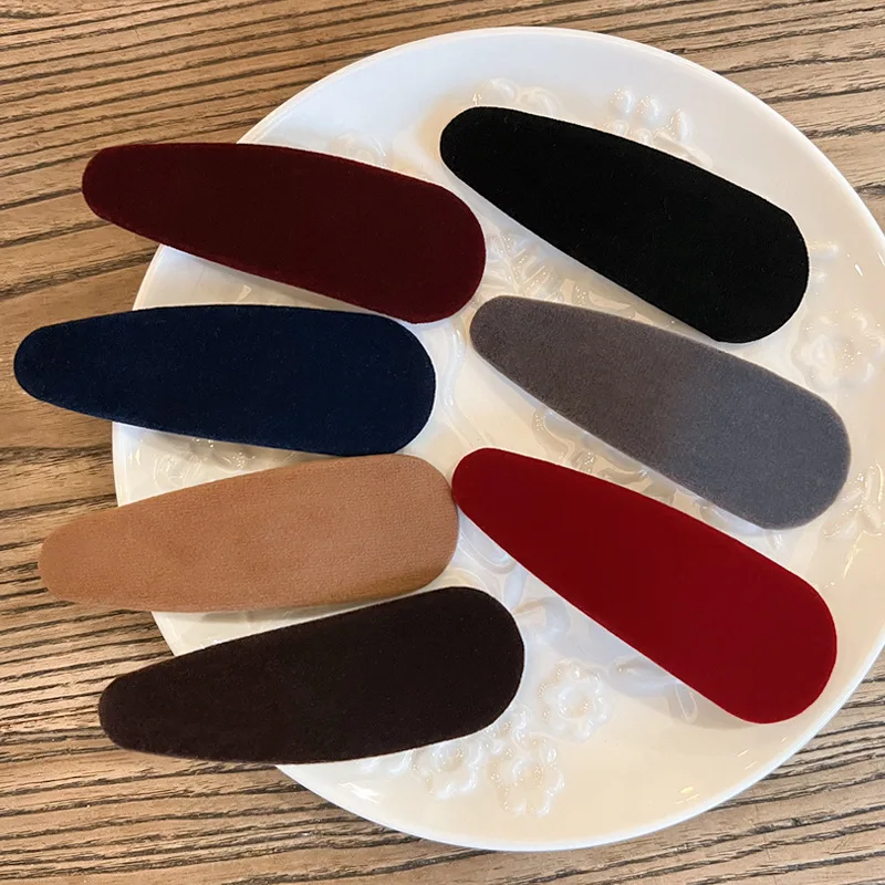 New 1PC Candy Color Hair Pins Cute Hair Barrettes Scrub Beautiful Girls Hairpins Hair Clip Kids Headwear Children Baby BB Clips