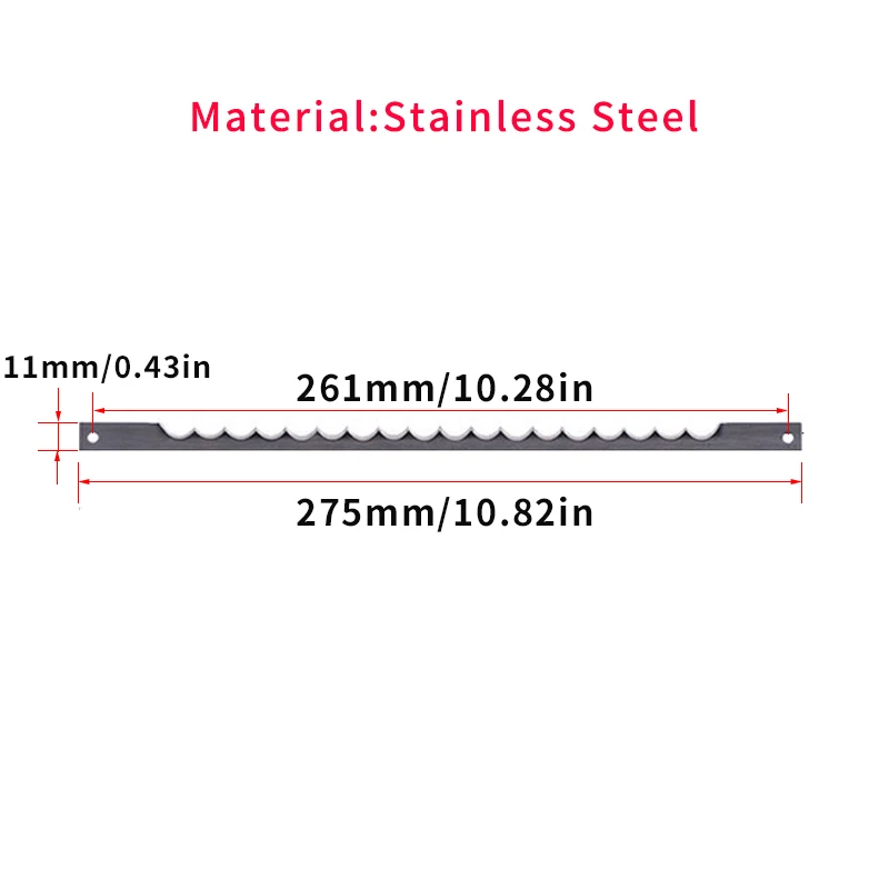 12PCS Stainless Steel Bread Slicer Blade Manual Bow Bread Toast Knife Kitchen Tools Manual Slicer Cutting Knife