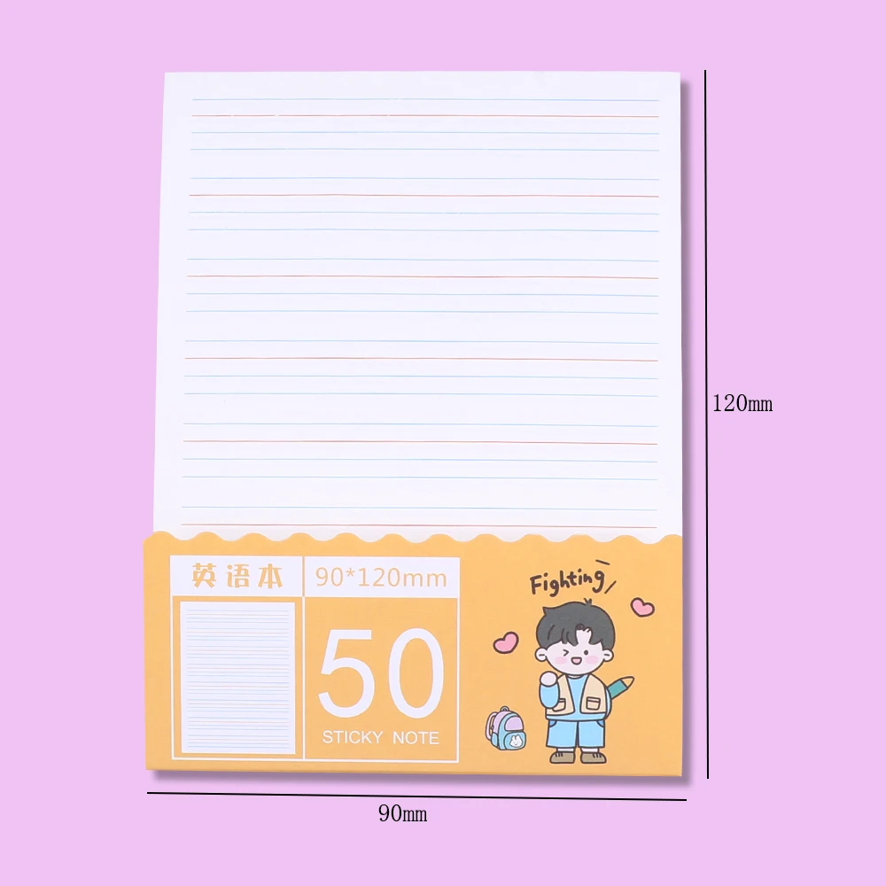 Imagem -04 - Cute Pocket Planners Memo Pad Programação Diária Check List para Fazer Notebook Sticky Notes Livro Alinhado Notepad Agenda Papelaria Escolar