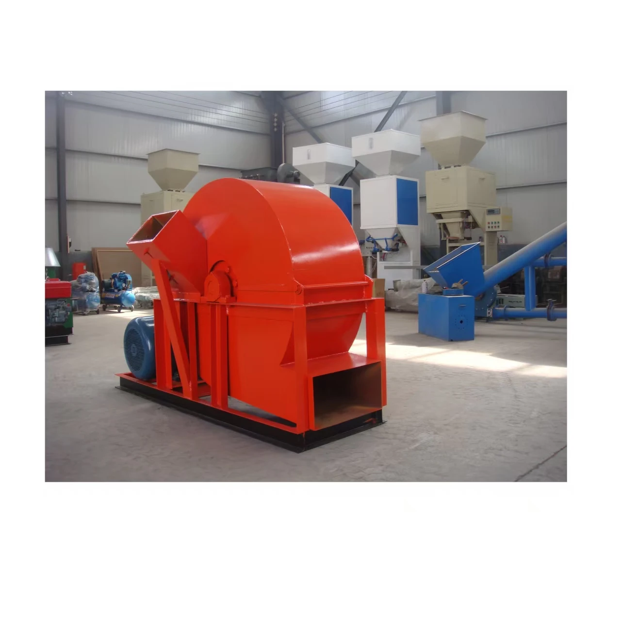 Wood Crusher Shredding Equipment for Sale  Powerful Coconut Shell Grinder  Wood Branch and Pallet Crusher