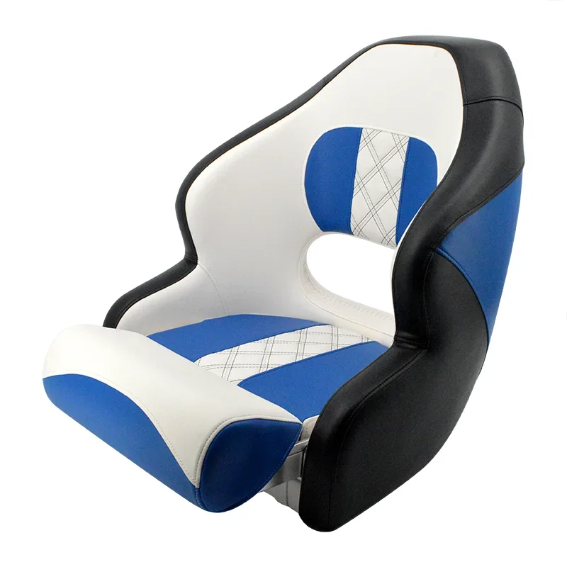 Hot Sale Swivel Folding Comfortable Luxury Deluxe Pontoon Bass Boat Captain Seat Chair Complete Set for Boats