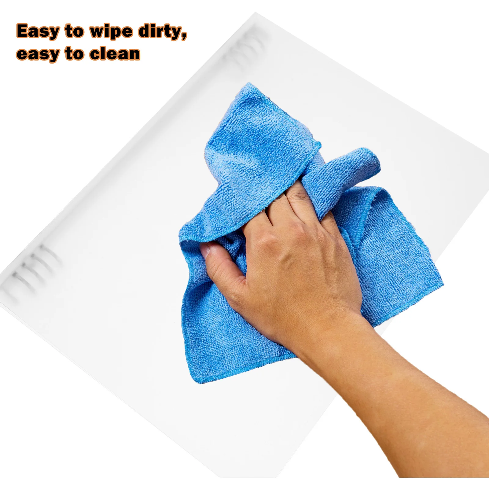 A4 Portable Binder Cover PP Material Notepad Shell Lightweight Sturdy Notebook Protector for School Office Decorative