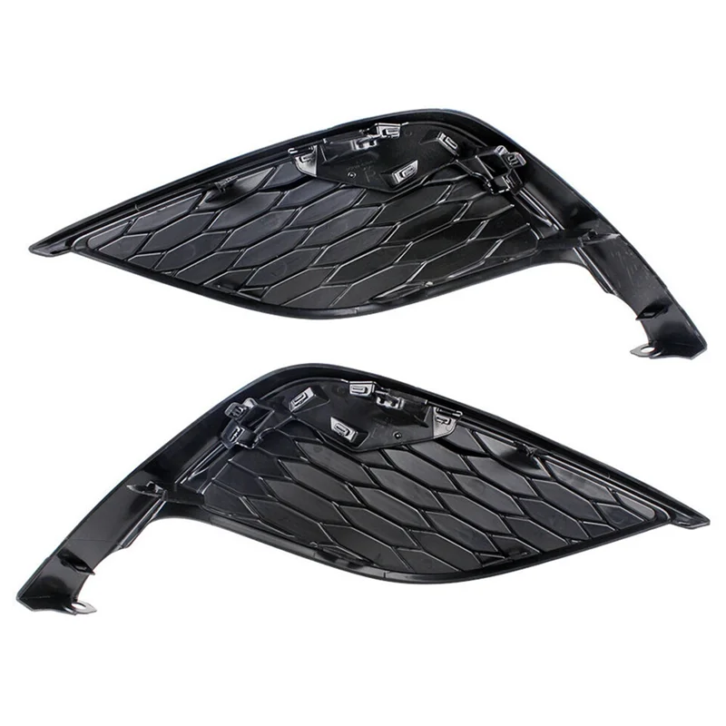 

R1-1 Pair Car Front Bumper Fog Light Frame Fog Light Grille Fog Lamp Cover(LH+RH)8148206200 8148106200 Black ABS For TOYOTA CAMR