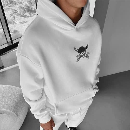 Japanische Animation Kapuzenpullover ONE PIECE Herren Kapuzenpullover Herbst und Winter Neue Herren- und Damen-Streetwear