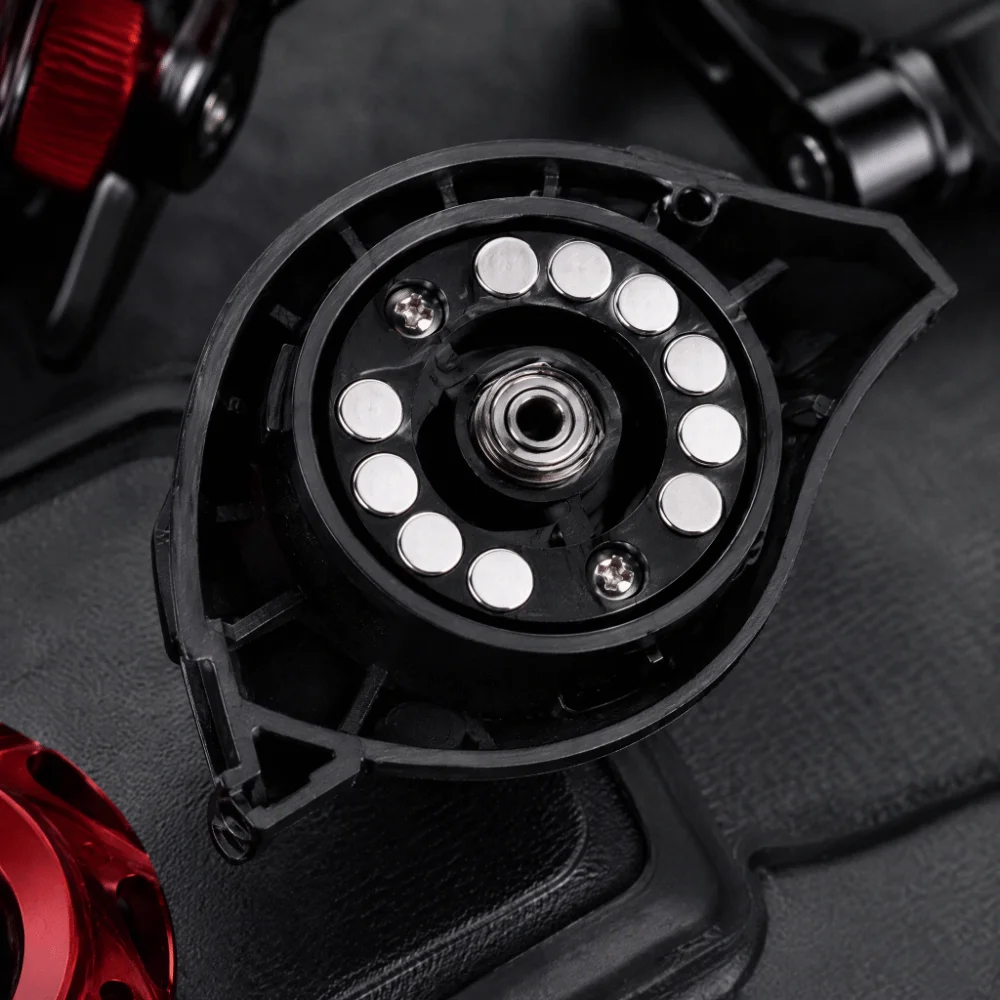Dual Adjust Full Metal Baitcasting Reel High Speed High Tension Fishing Reel Left/Right Hand Fishing Line Wheel Beginner Use