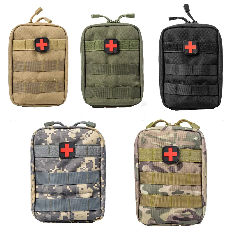 Molle IFAK Trauma Pouch Complete Tactical Medical Bag, First Aid Survival Kit for Camping and Hiking