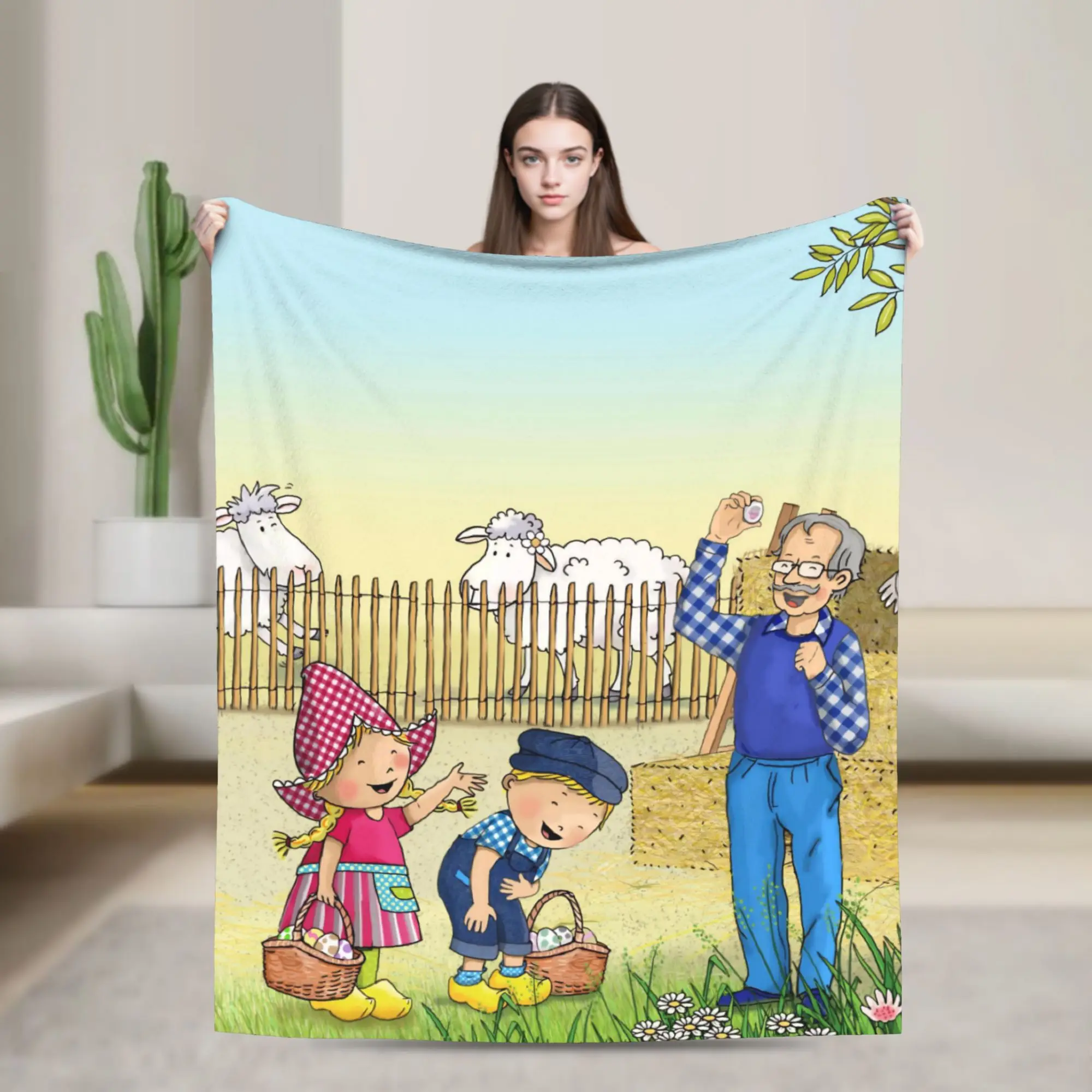 Anime F-Fien & Teun Throw Blanket for Couch  Soft Cozy Plush Blanket 50x60 Inches Multiple Sizes Bedspreads for All Seasons