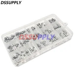 150PCS/Set 5*20 Free Box Fast-blow Glass Tube Fuses Car Glass Tube Fuses Assorted Kits, 5X20mm Fusiveis 0.1A-30A Household Fuses