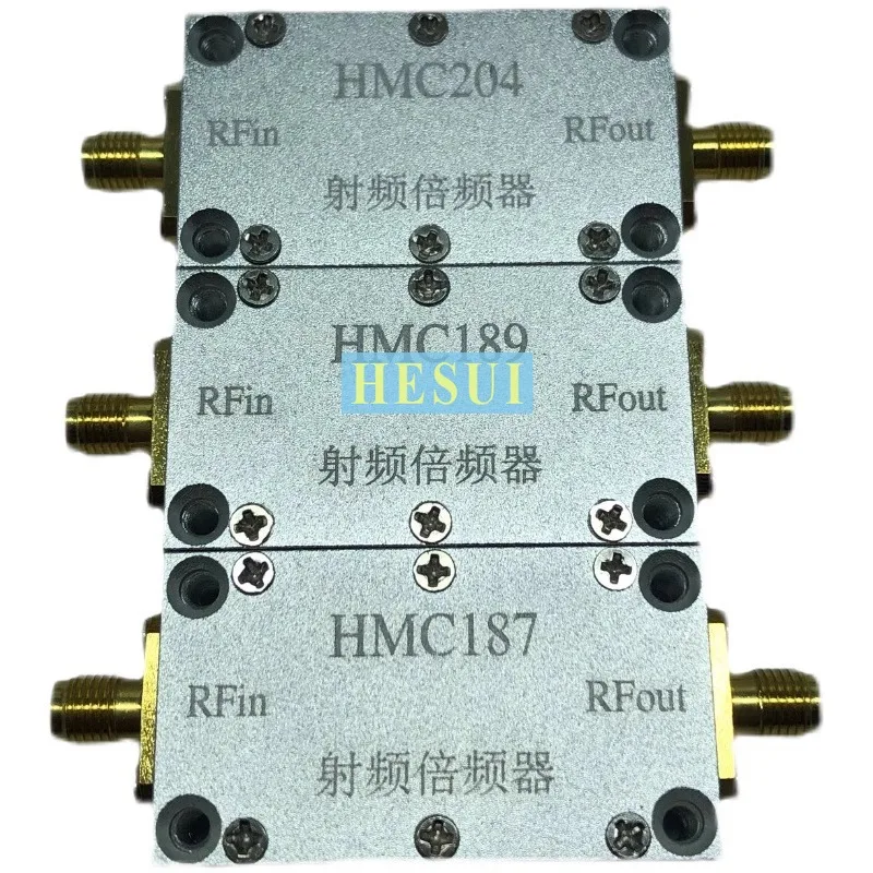 HMC187 HMC189 HMC204 module 800MHz -8GHz Passive RF frequency Multiplier Module board CNC Al shield shell