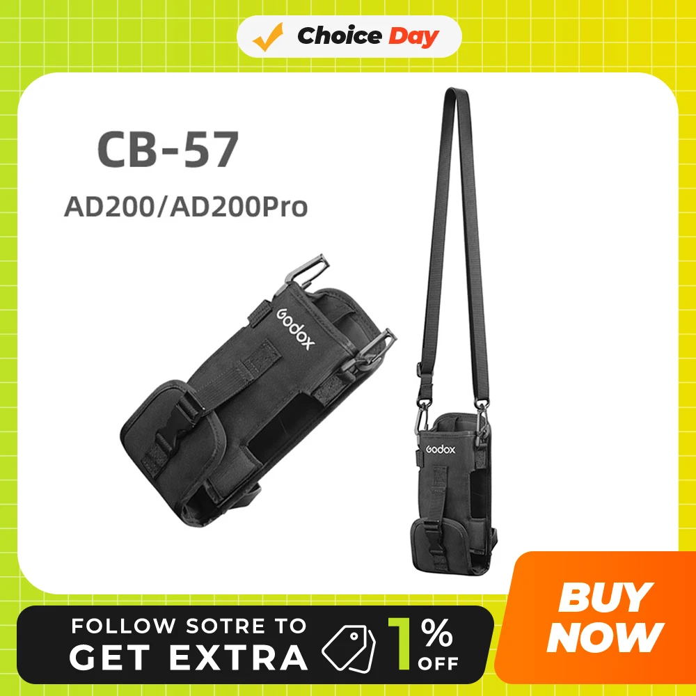 Godox CB-57 CB57 Photography Portable Outdoor Flash Shoulder Straps Bag for Godox Outdoor Flash AD200 AD200pro