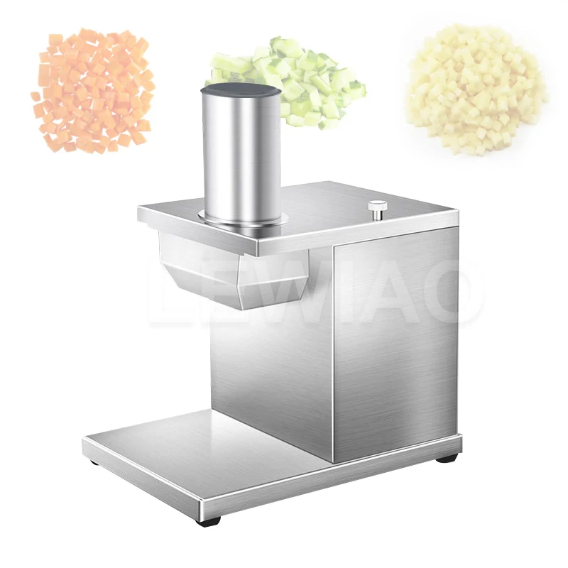 

Commercial Carrot Potato Dicing Machine Onion Granular Cube Cutter Food Processor Shredder