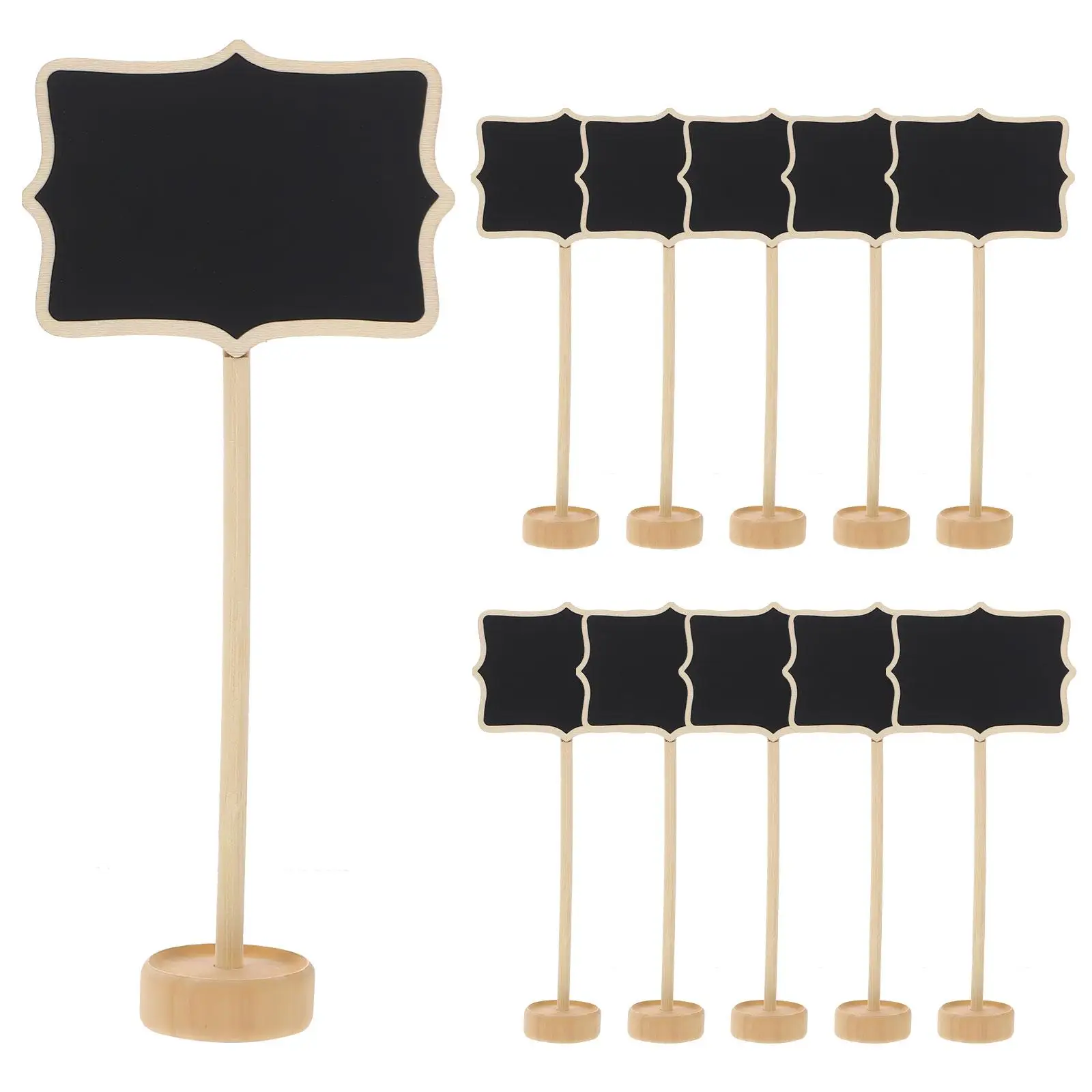 Mini Blackboards Signs Sturdy Chalkboard Signs Material Apply Parties Message Drawing Logo Practical