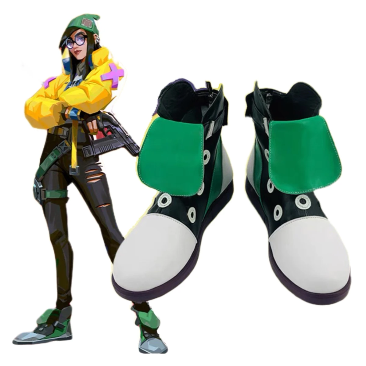 

Valorant Killjoy Cosplay Shoes Boots Halloween Carnival Party Shoes