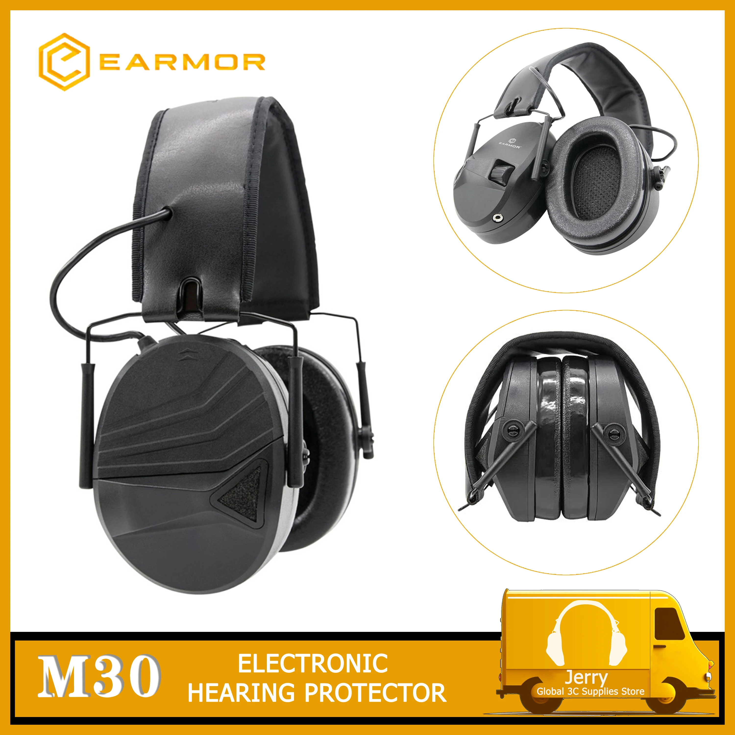 

EARMOR-M30 Electronic Hearing Protector/Tactical Shooting ear protectors/noise-cancelling headphones/earmuffs/for clearer hearin