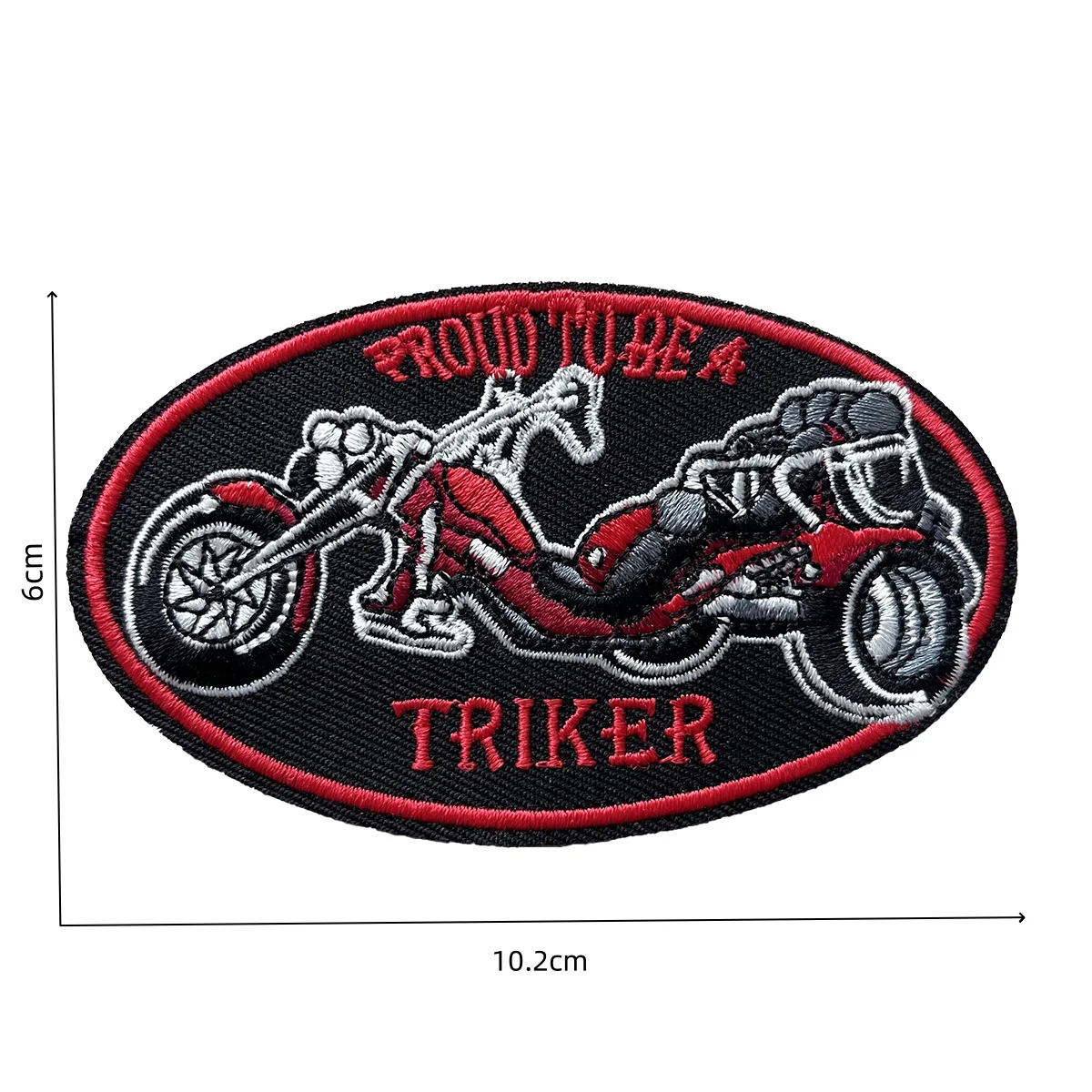 カスタマイズブランドロゴオートバイライダー刺繍アイアンで縫うパッチ女性バイカーバッジ衣類ステッカー帽子装飾