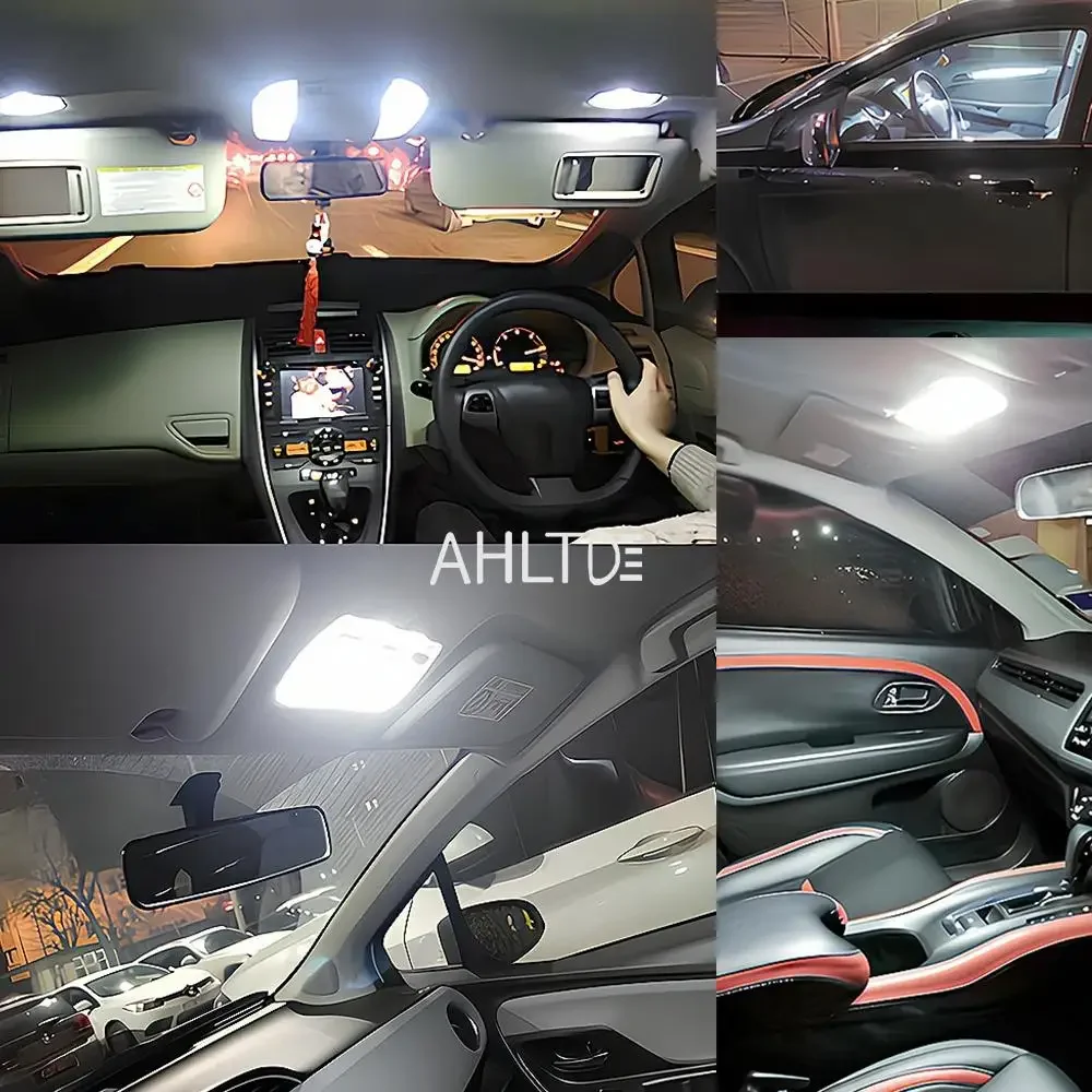 2PCS Auto kennzeichen stamm Led-lampe Dome Girlande Tür Lesen Decke Lampe 5050 3SMD 31/36/39/41mm 12V auto Innen beleuchtung