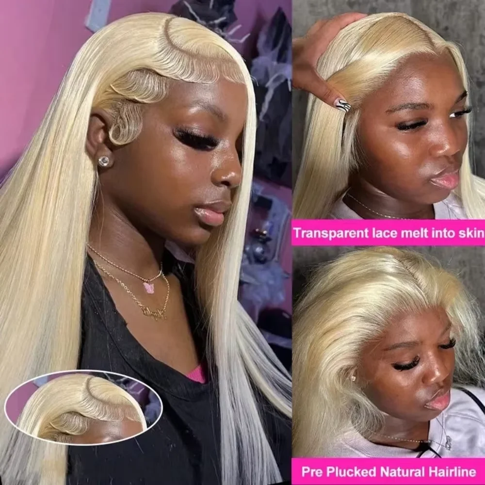 40 بوصة 613 شعر طبيعي مفرود شعر مستعار 13x6 Hd الدانتيل الباروكة الأمامية 200 الكثافة العسل شقراء ملونة الدانتيل شعر مستعار أمامي شعر الإنسان للنساء