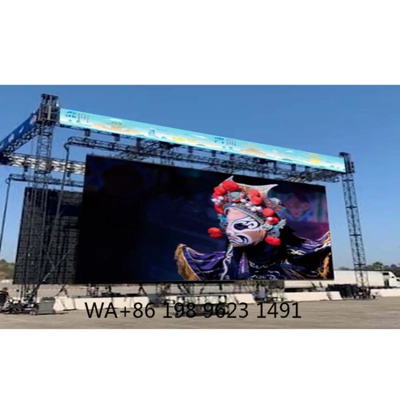 P3.91 HD Indoor LED Video Wall Panel Virtual TV Studio Background Screen for Commercial Stage Event Displays