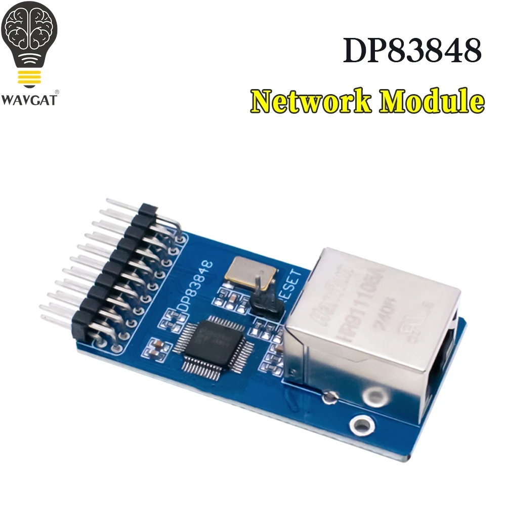 DP83848 Ethernet Network RJ45 Connector Module 10/100 Mb/S Ethernet Physical Transceiver Web Server Module for Arduino