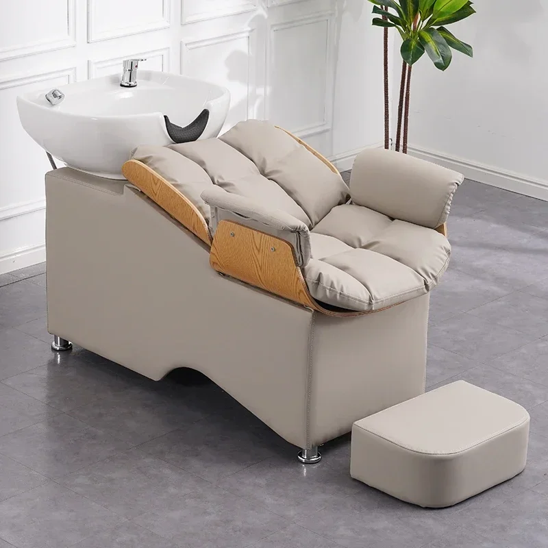 

Head Spa Hair Washing Bed Comfort Massage Comfort Sink Shampoo Chair Salon Minimalistic Cabeceiras Salon Furniture MQ50SC